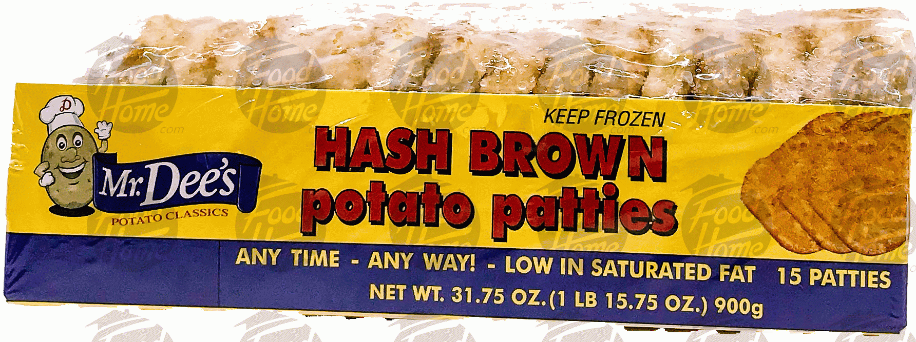 Mr. Dee's  hash brown potato patties, 15-count Full-Size Picture